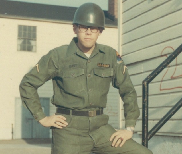 Ray Elvey in the Army